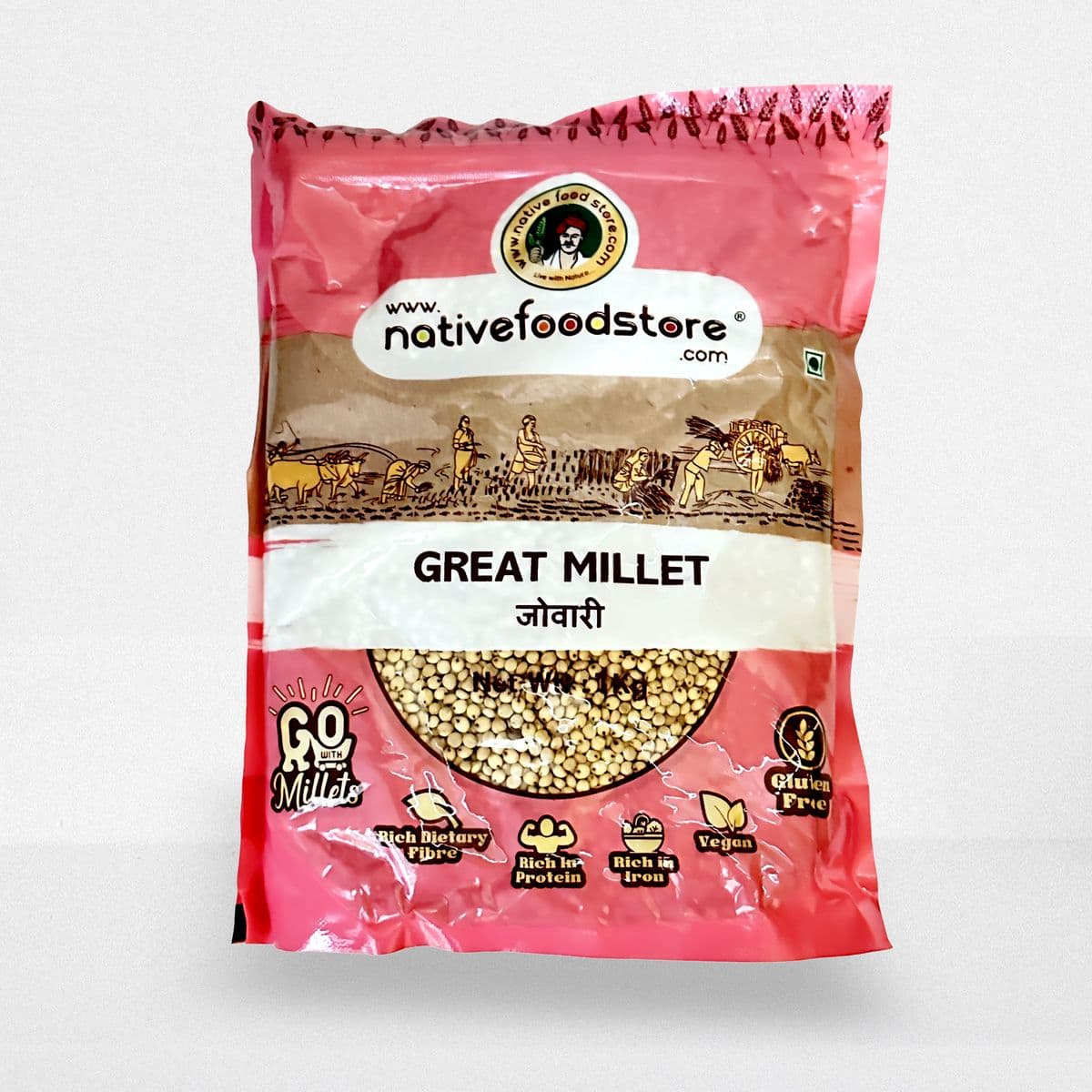 NATIVEFOOD GREAT MILLET 1KG