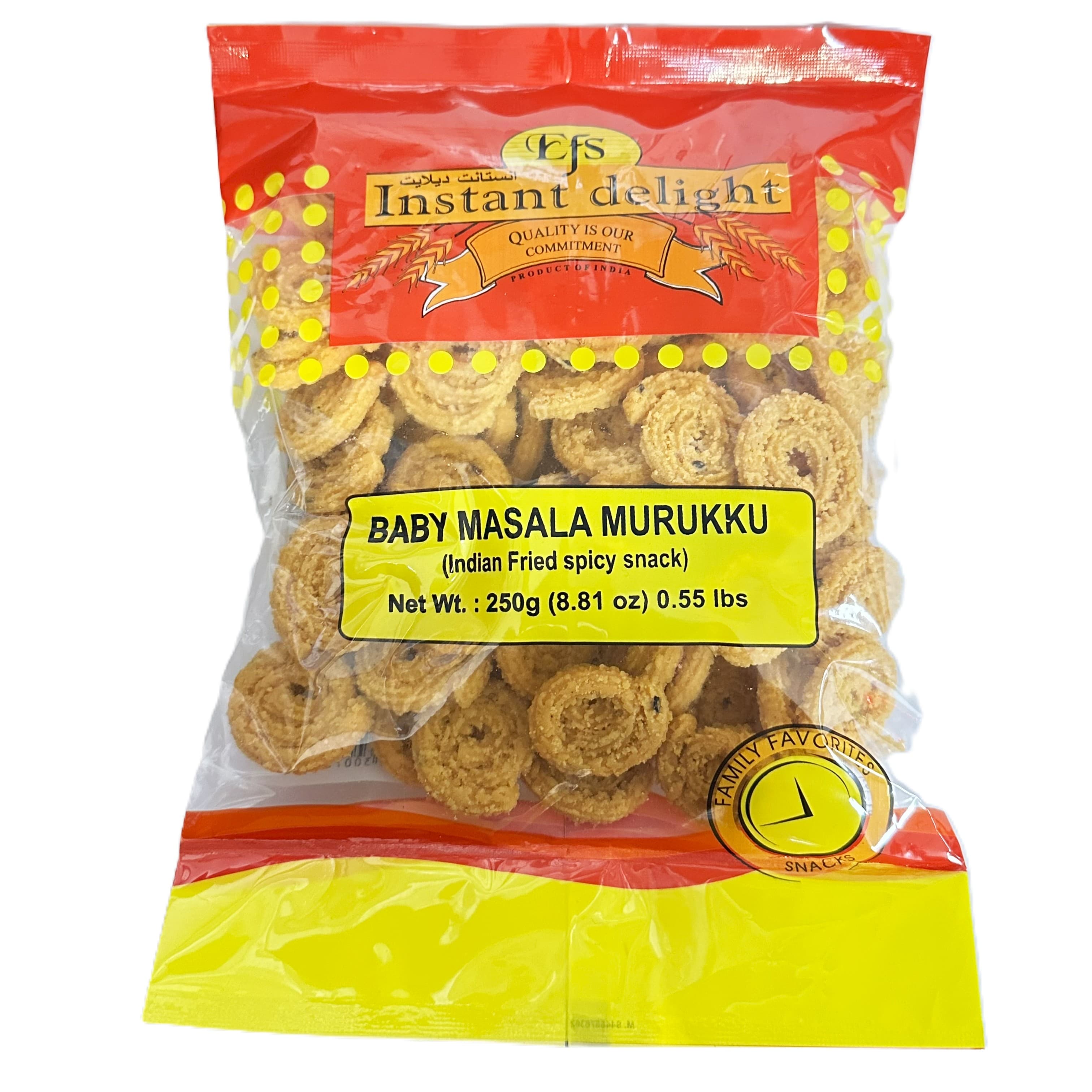 INSTANT DELIGHT BABY MASALA MURUKKU 250GM